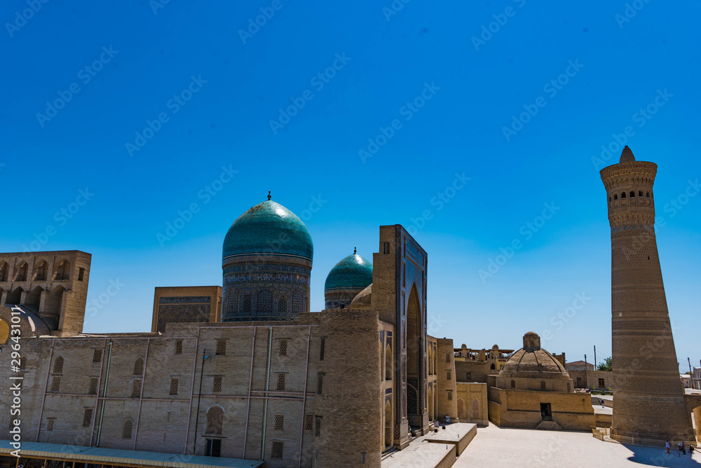 Poi Kalyan madrassah and minaret, bukhara, uzbekistan