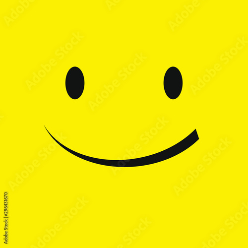 Smile positive icon for web and mobile.