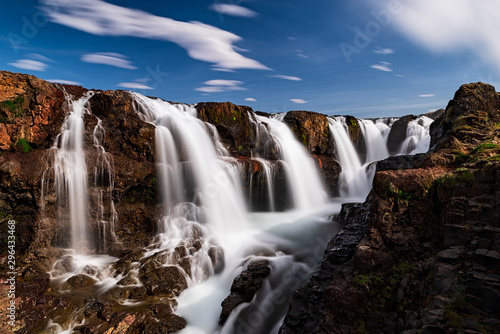 Kolugljufur waterfall in Iceland