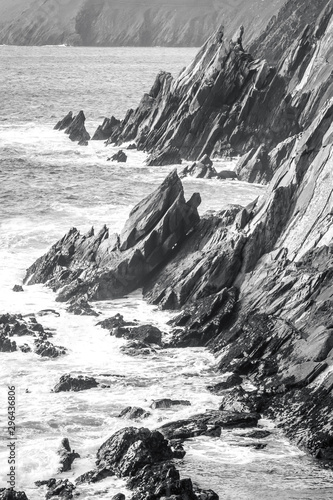 Ring of Dingle Peninsula Kerry Ireland Cumenoole beach sharp stones Slea Head photo