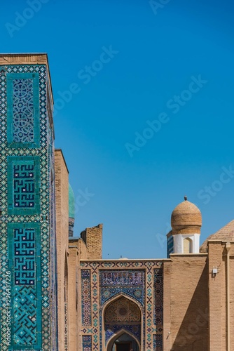 Shah-i-zinda necropolis, samarkand, uzbekistan photo