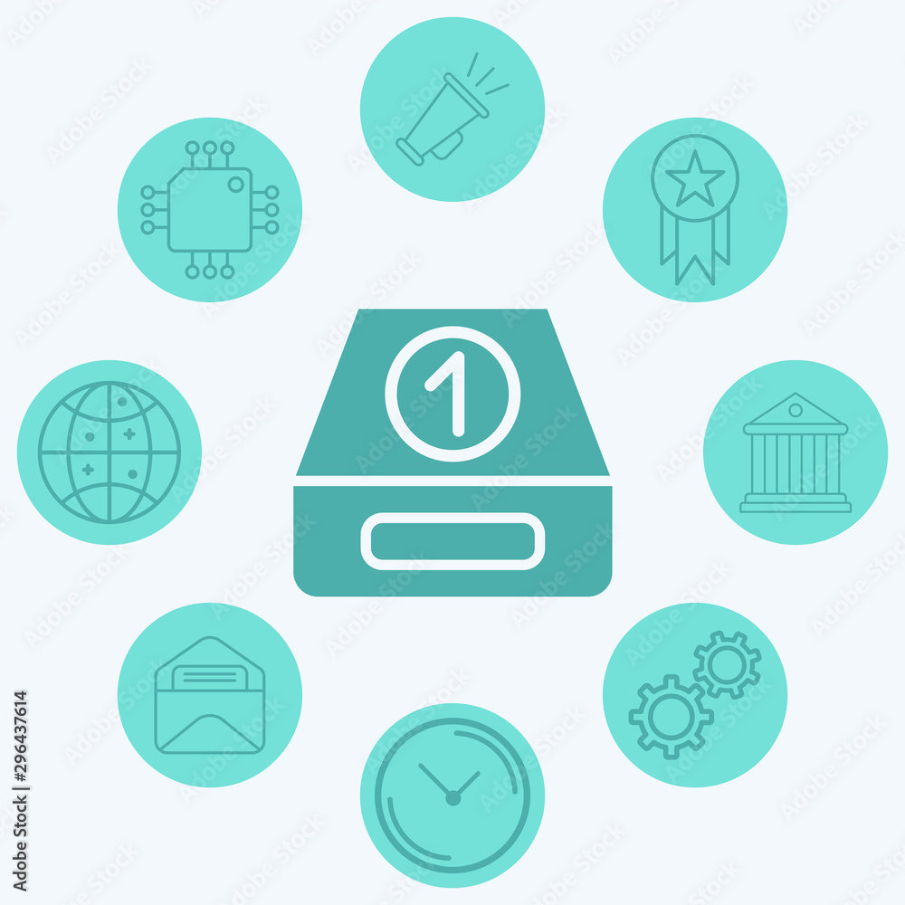 Inbox vector icon sign symbol Inbox vector icon sign symbol