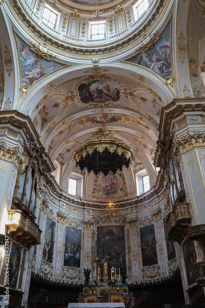 Italie - Bergame - Intérieur de la basilique Santa Maria Maggiore