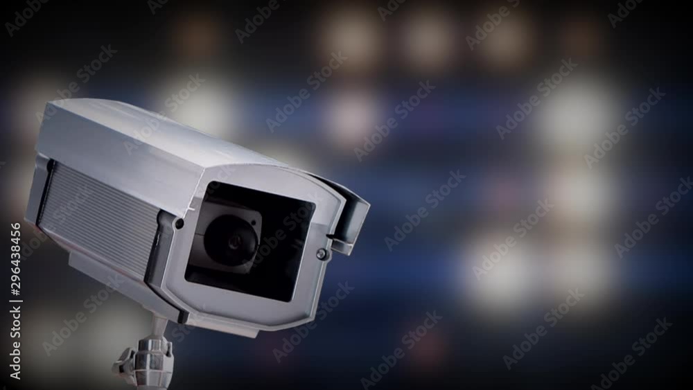 Security camera active against a bright background Security camera active against a bright background