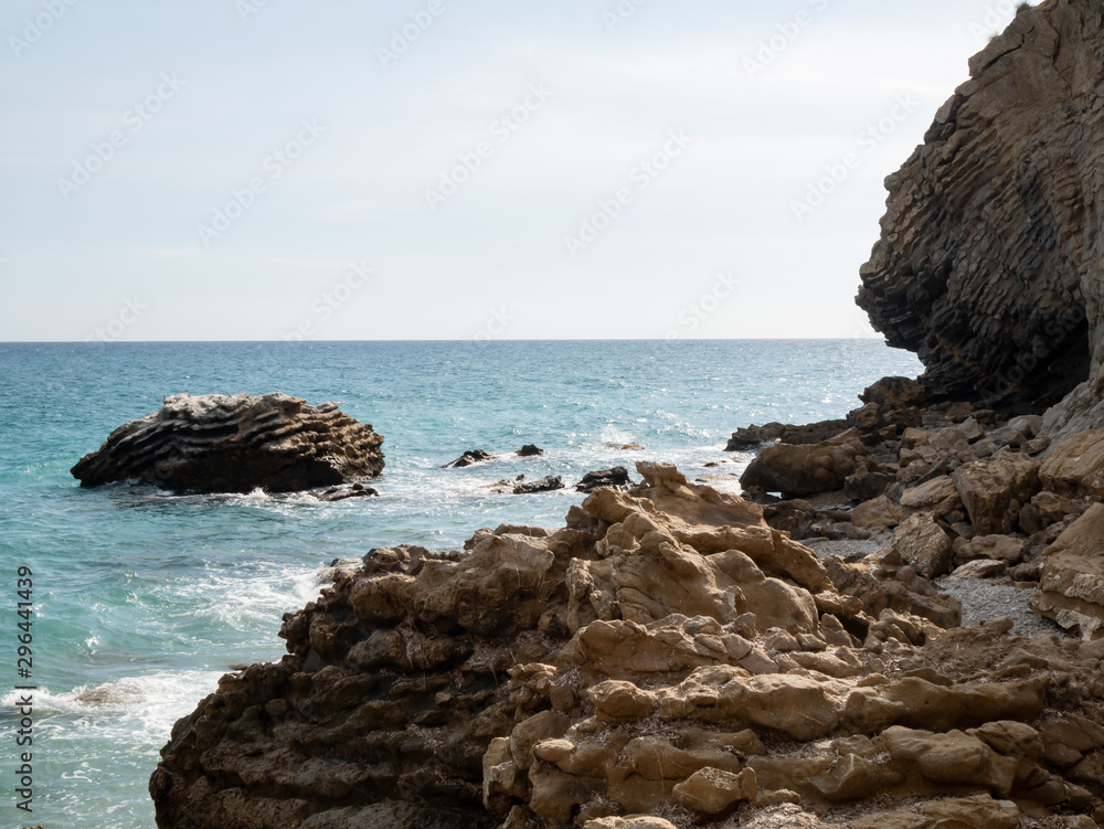 rocky beach by the sea rocky beach by the sea