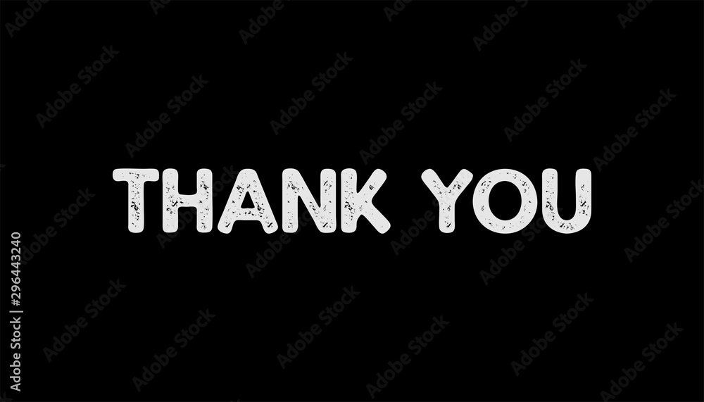 Obraz premium Thank you text sign