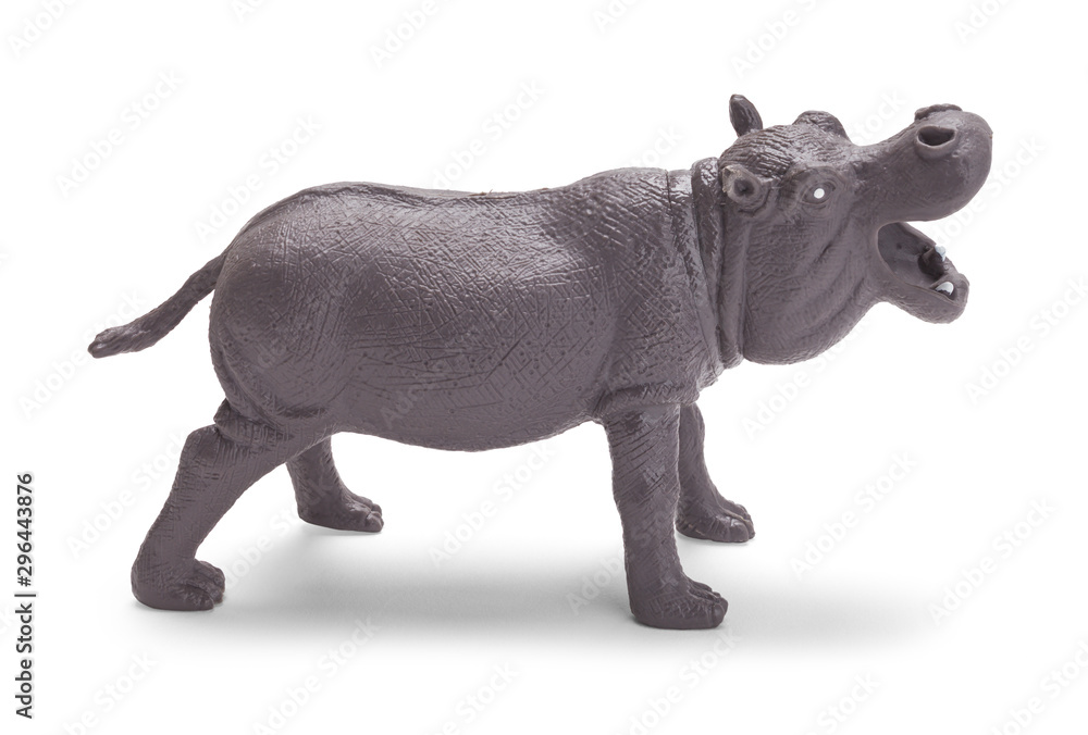 Hippo Toy Side View