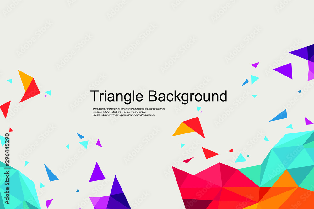 Triangle Background Elegant Eps 10