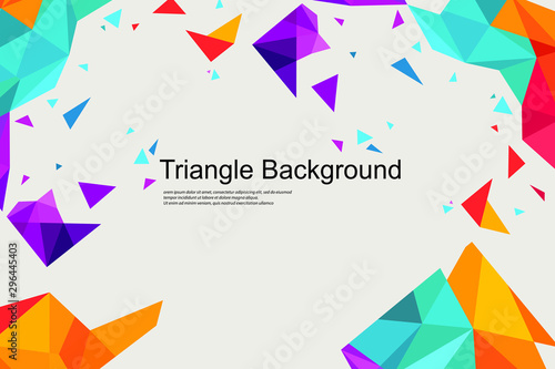 Triangle Background Elegant Eps 10