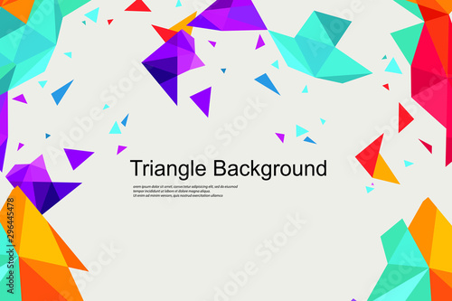 Triangle Background Elegant Eps 10