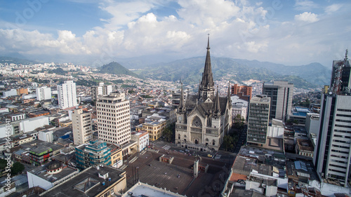 Vista Aerea de Catedral Basilica de Nuestra Se  ora del Rosario Manizales Caldas Colombia