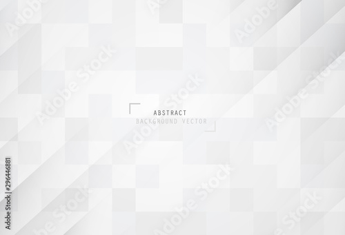 Abstract White Geometric background. Modern Gray or Black and White background. EPS10 vector illustration. © ABC Vector