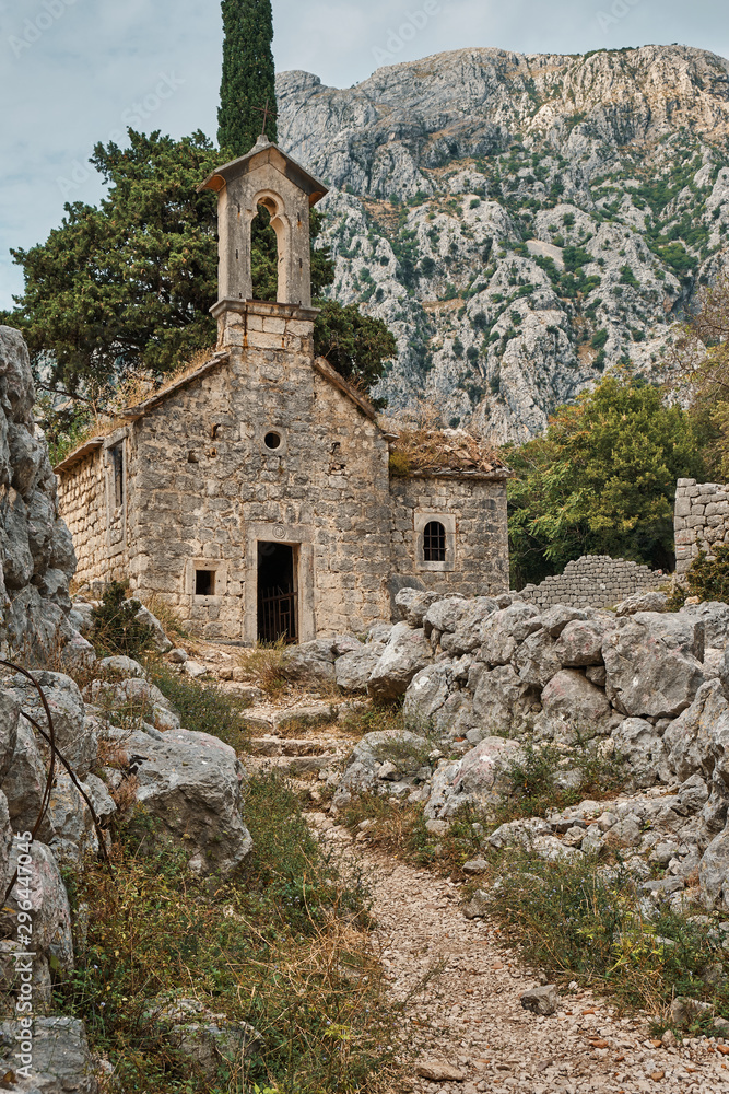 old stone church at Kotor Montenegro