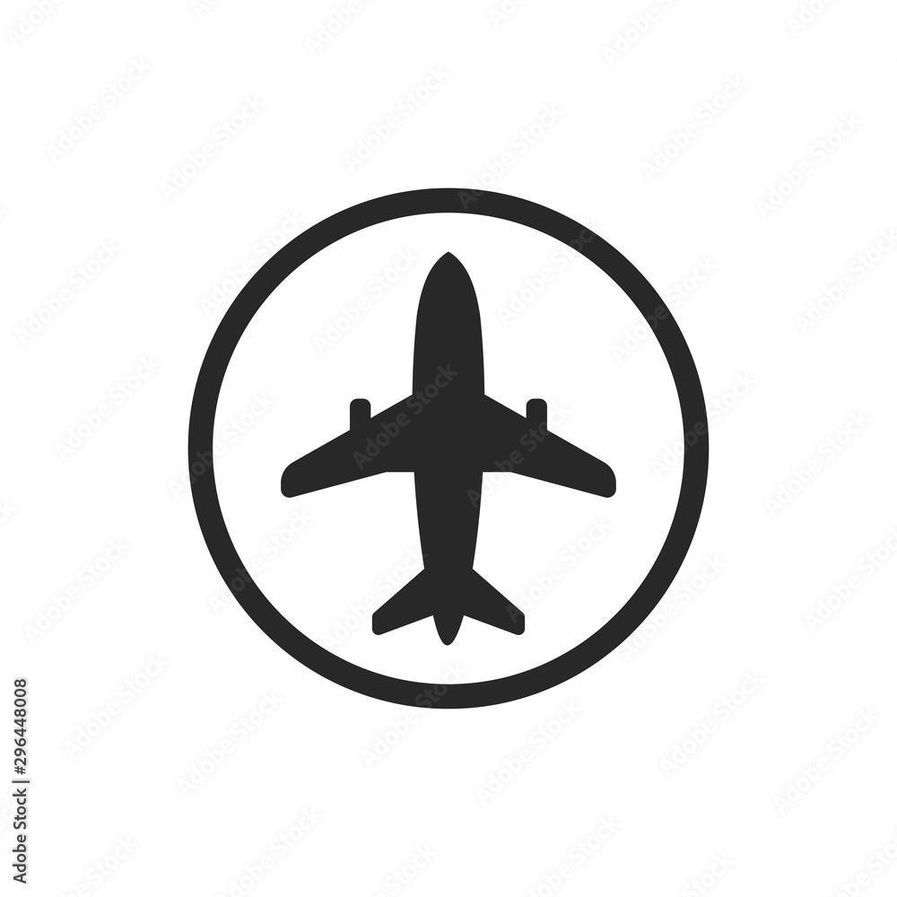 Airplane icon vector symbol illustration EPS 10 Airplane icon vector symbol illustration EPS 10
