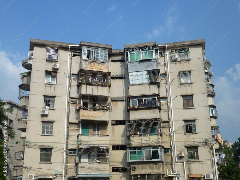Obraz premium Old residential building
