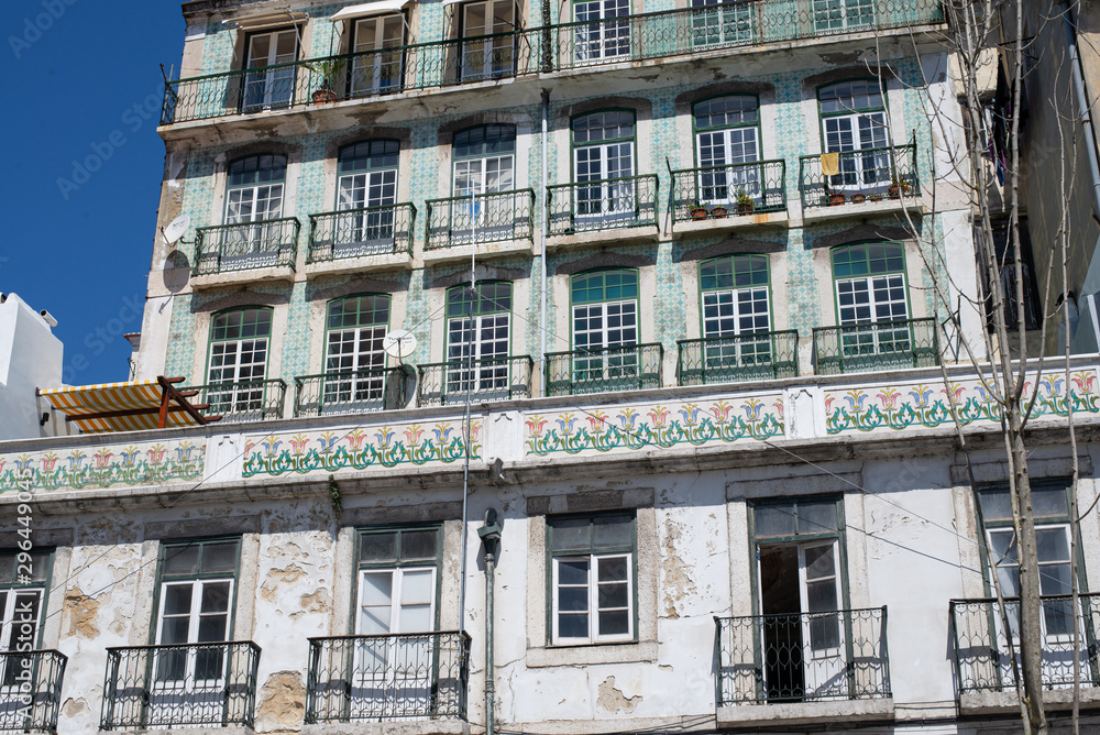 Lisbon tile building