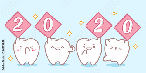 cartoon tooth hold 2020