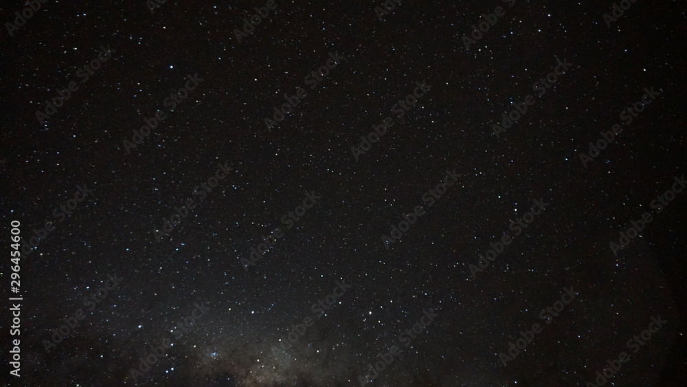 Obraz premium stars sky moon night space. no filtre