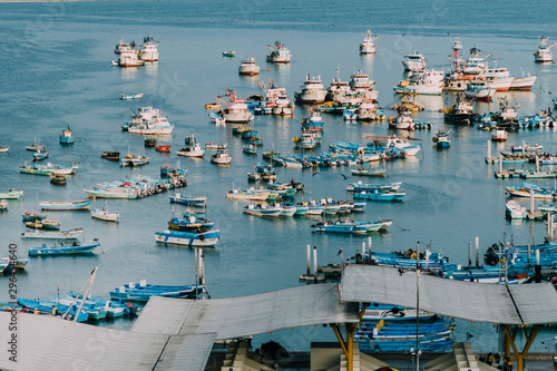 view of port of anconcito of Ecuador