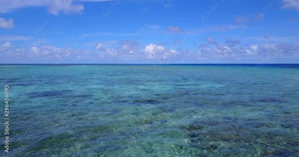 Calm Ocean Waters in the Caribbean Calm Ocean Waters in the Caribbean