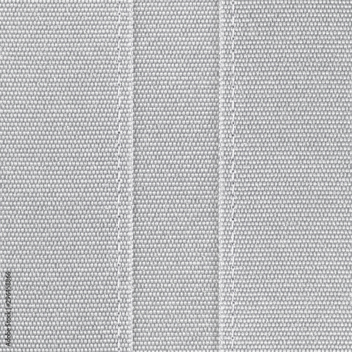 Grey fabric with seam background photo