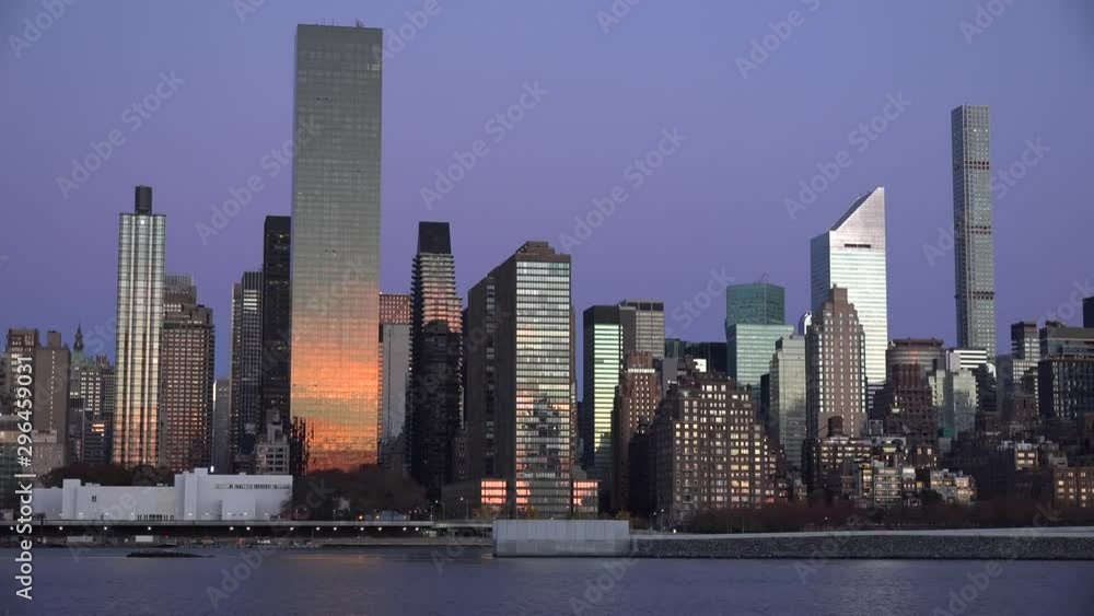 New York City Skyline Streets Time Square New York City Skyline Streets Time Square