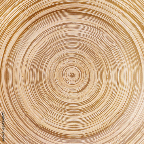 Circular bamboo texture abstract background © prapann