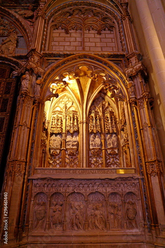 Santa Iglesia Catedral Primada de Toledo, Catedral Primada Santa Maria de Toledo, Spain built in Mudejar gothic style.