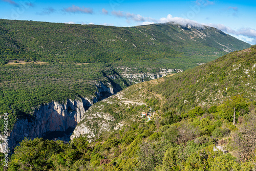 Verdon Gorge, Gorges du Verdon in French Alps, Provence, France photo