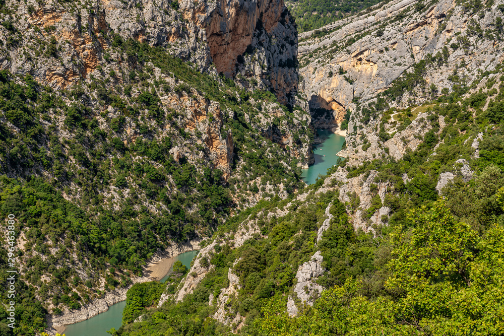 Verdon Gorge, Gorges du Verdon in French Alps, Provence, France Verdon Gorge, Gorges du Verdon in French Alps, Provence, France