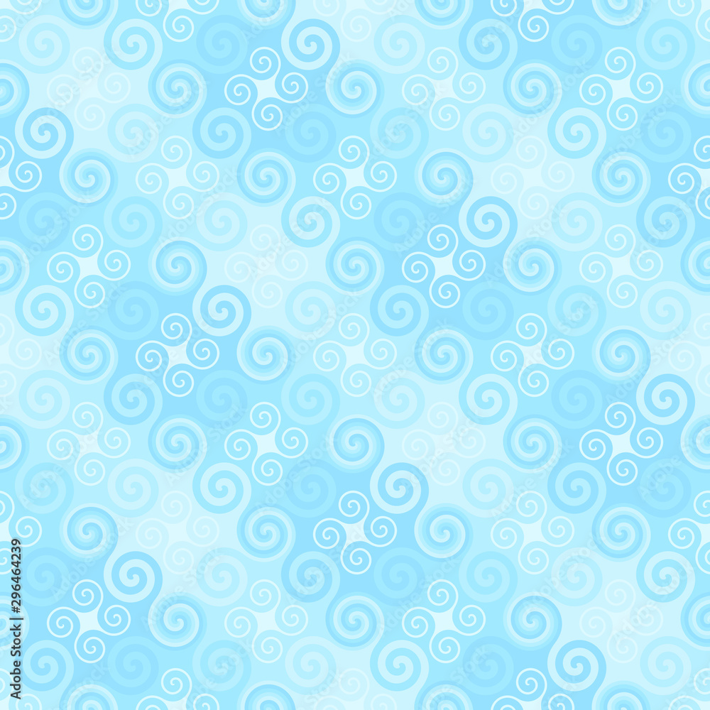 Mosaic from blue snowflakes. Wrapping paper. Seamless pattern Mosaic from blue snowflakes. Wrapping paper. Seamless pattern