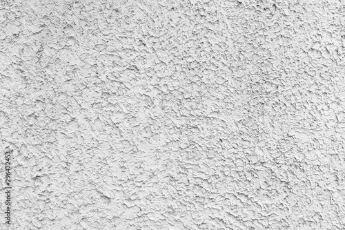 Rough white relief stucco wall texture background. blank for designers