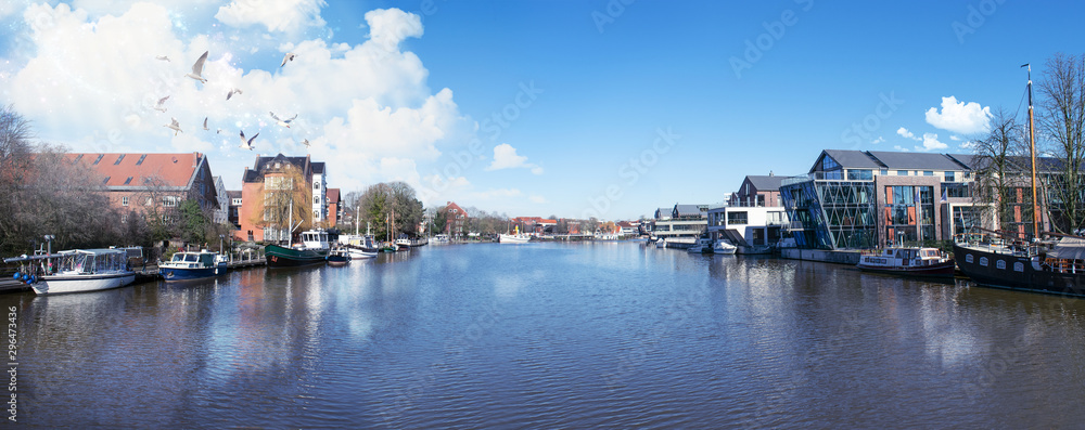 Naklejka premium Panorama Hafen