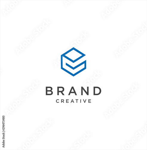Free Download Check Hexagon Logo Business . Hexagon Logo Design Abstract Vector Stock. Line hexagon creative simple logo design template - GFXLoad