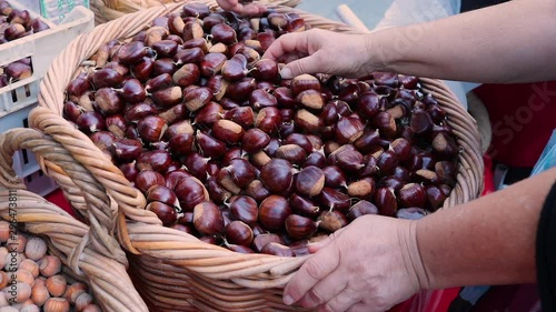 Chestnuts basket