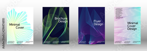 Cover design template set 
