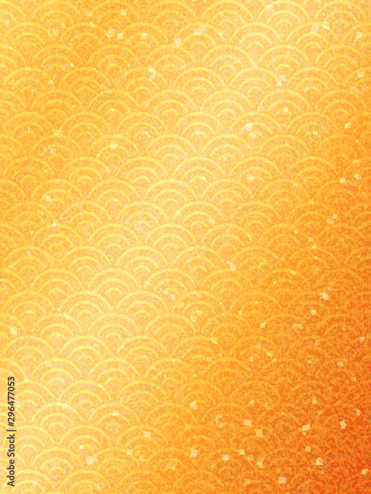 和柄青海波背景stock Vector Adobe Stock