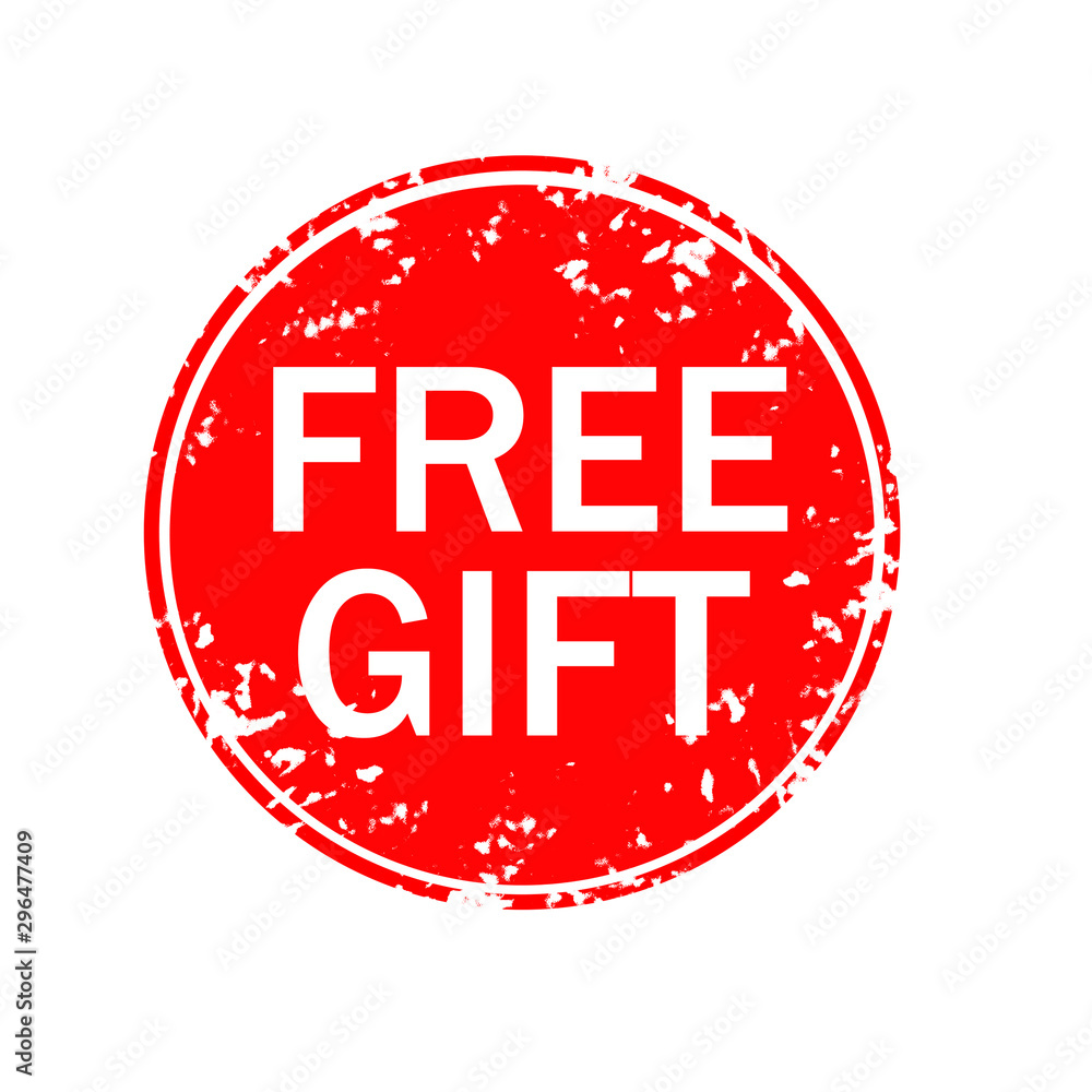 free gift sign. free gift grunge rubber stamp on white background. free gift sign. free gift grunge rubber stamp on white background.