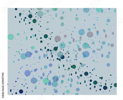 Oberfläche hellblau-blau mit runden Formen