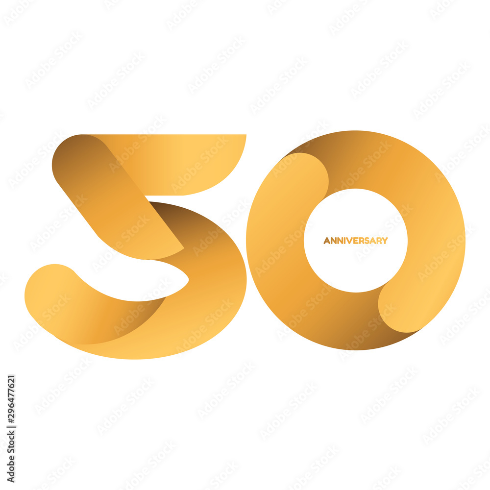 Handwriting celebrating, anniversary of number 50, 50th year anniversary, Luxury duo tone gold brown for invitation card, backdrop, birthday card label or stationary Handwriting celebrating, anniversary of number 50, 50th year anniversary, Luxury duo tone gold brown for invitation card, backdrop, birthday card label or stationary