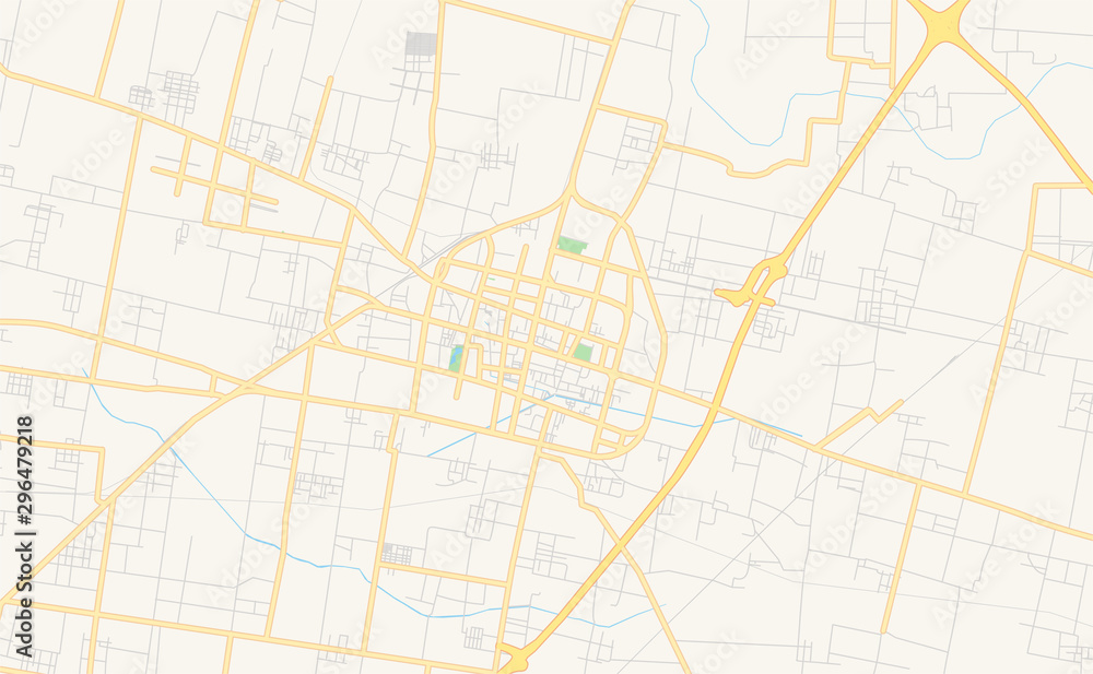Printable street map of Dingzhou, China Printable street map of Dingzhou, China