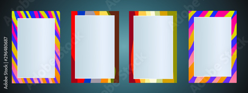 Empty picture frame mock up. Copy space for text, design your idea, quotes and sayings.