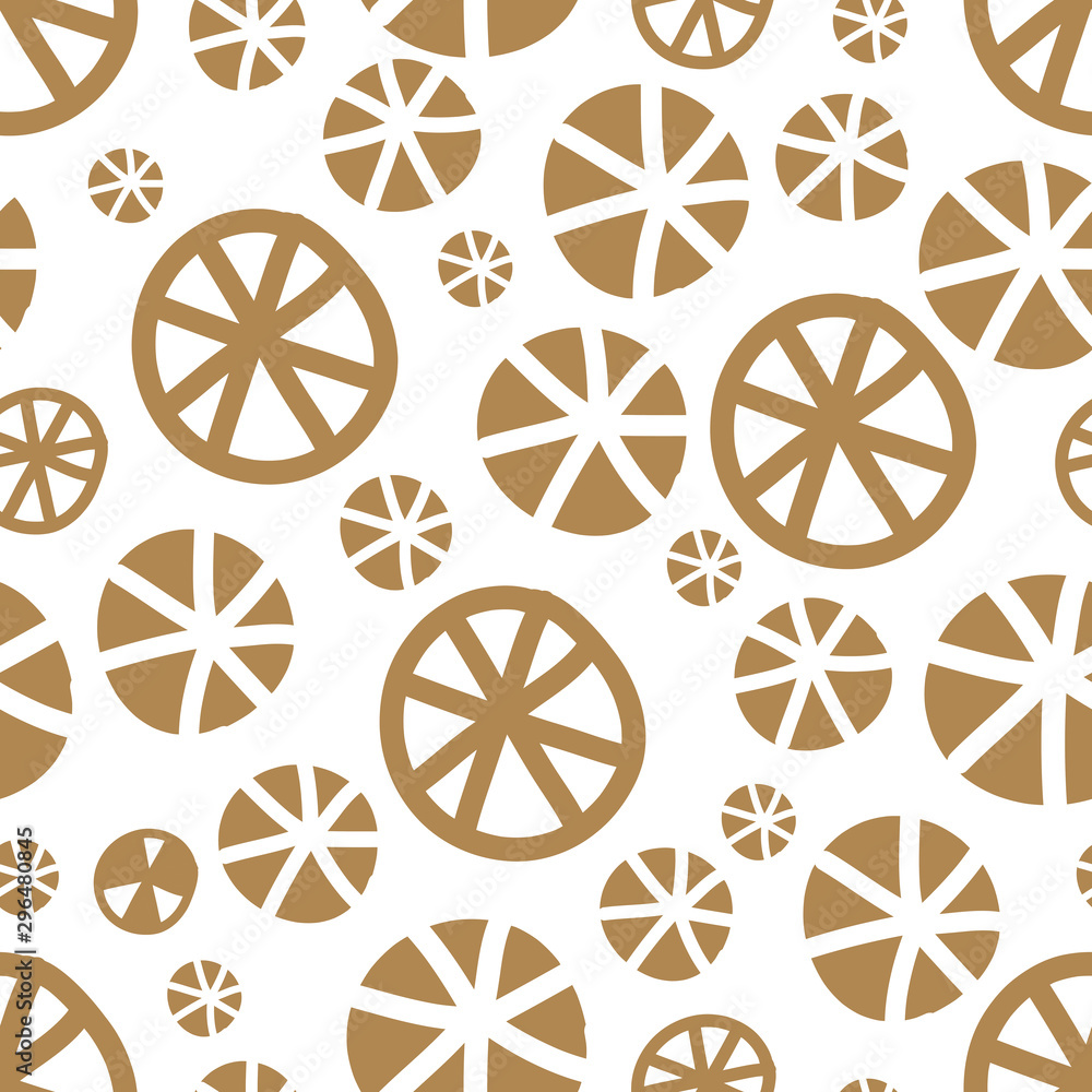 Decorative snowflakes. Vector seamless pattern. Decorative snowflakes. Vector seamless pattern.