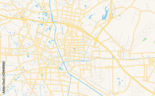 Printable street map of Danyang  China