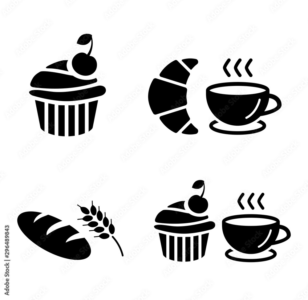 Muffin And Coffee Clipart