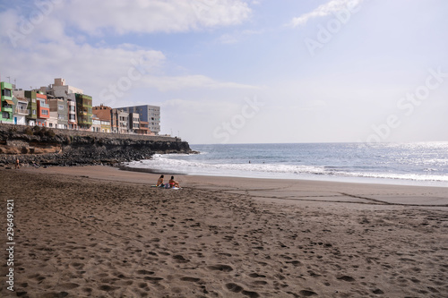 Landscape in Tropical Volcanic Canary Islands Spain photo