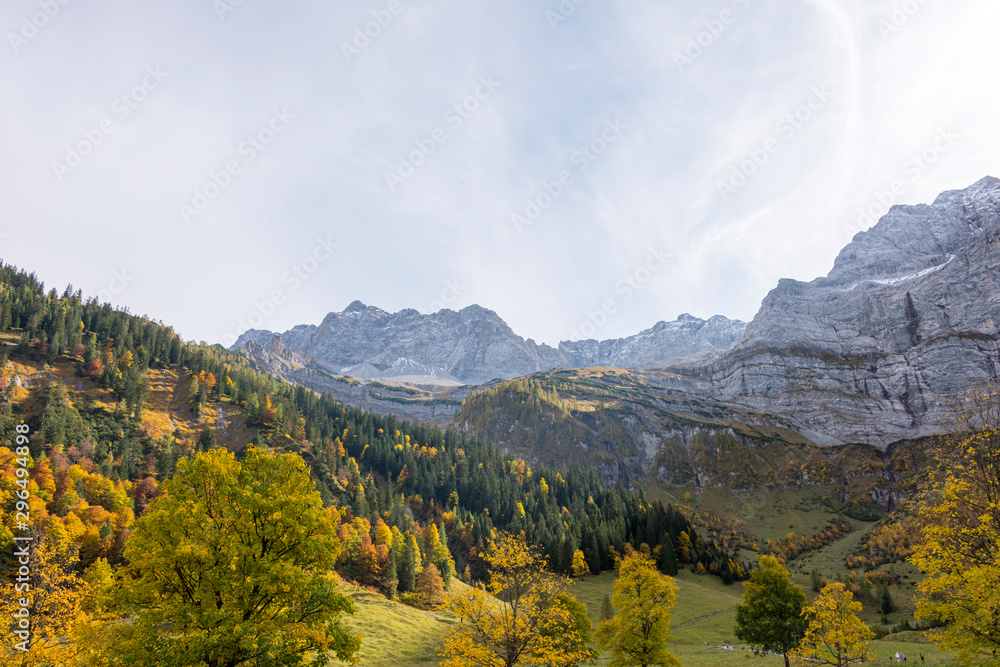 Autumn in the karwendel mountains Autumn in the karwendel mountains