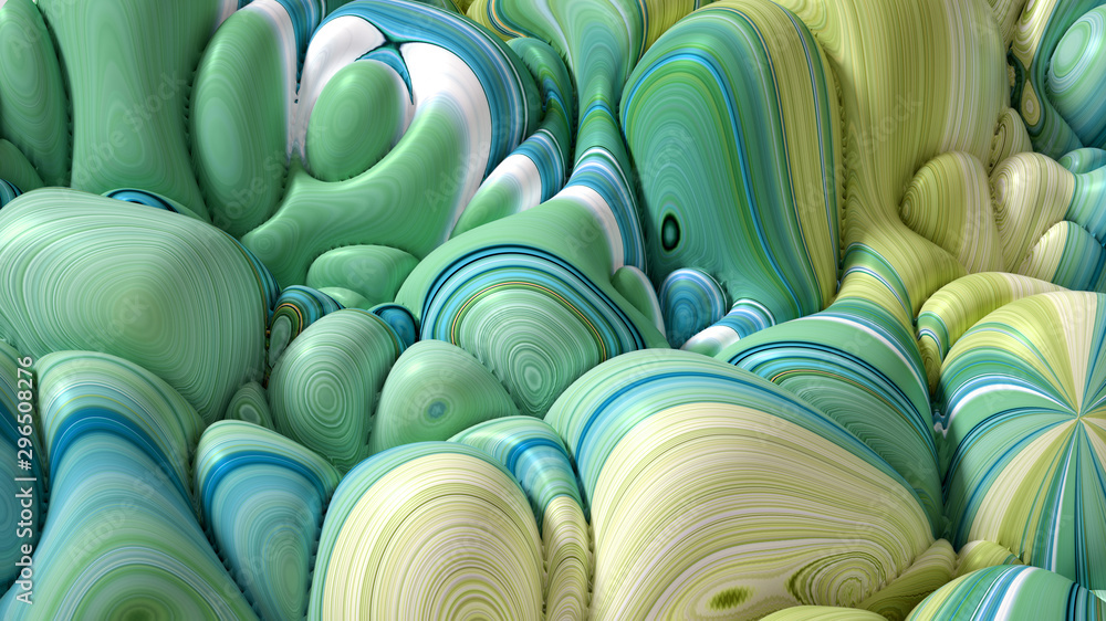 Obraz premium Soft, nice abstract background in bright colors. 3d illustration, 3d rendering.