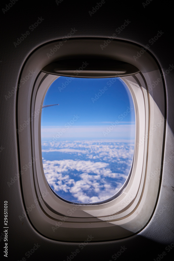 view from window of an airplane view from window of an airplane