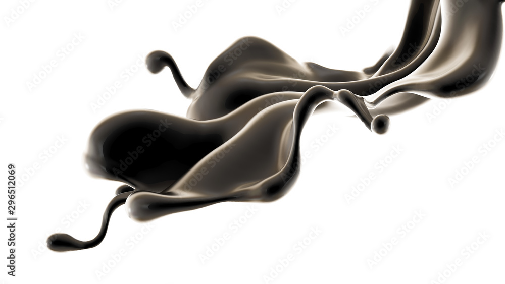 Splash fluid. 3d illustration, 3d rendering. Splash fluid. 3d illustration, 3d rendering.